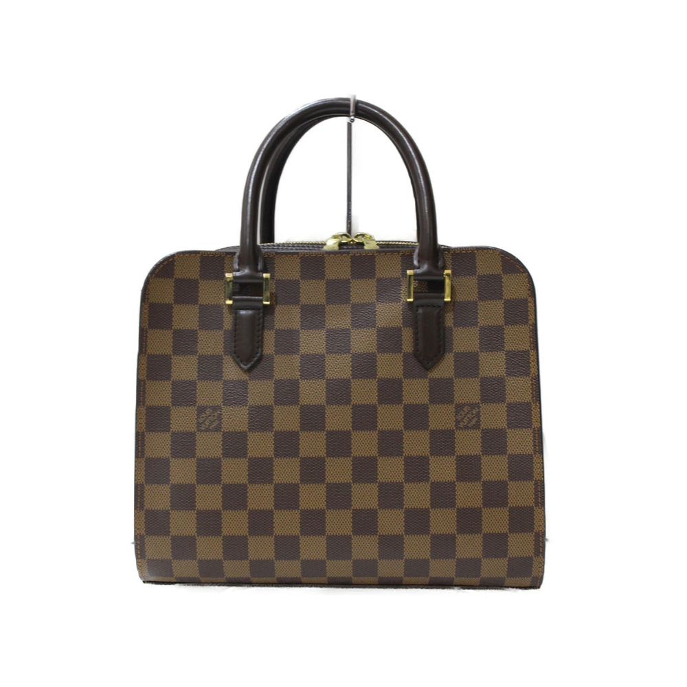 LOUIS VUITTON Triana Handbag Damier Ebene Brown
